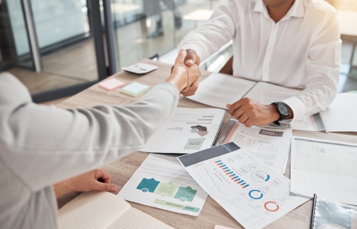 B2B marketing concept illustration